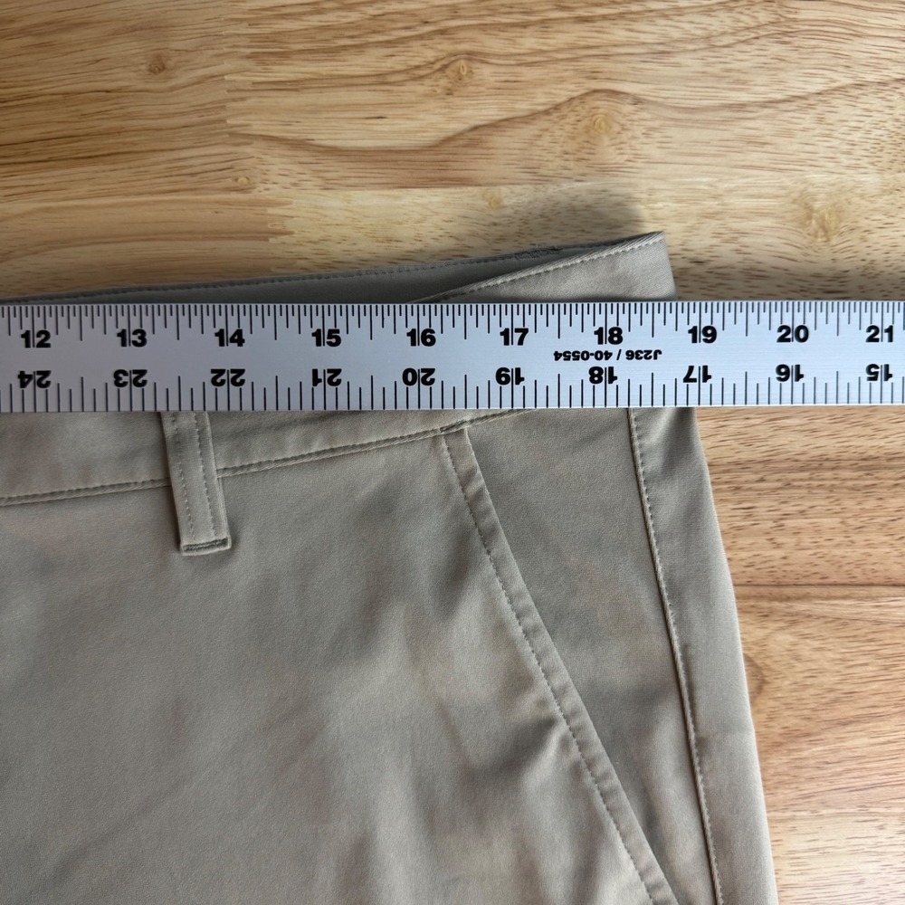 Rhone Commuter Slim Fit Pants Mens 36x31 Tan Performance Stretch Tech Chino Golf - Picture 7 of 9